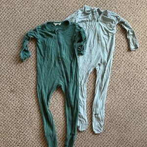 Kyte BABY Green and Light green Footies